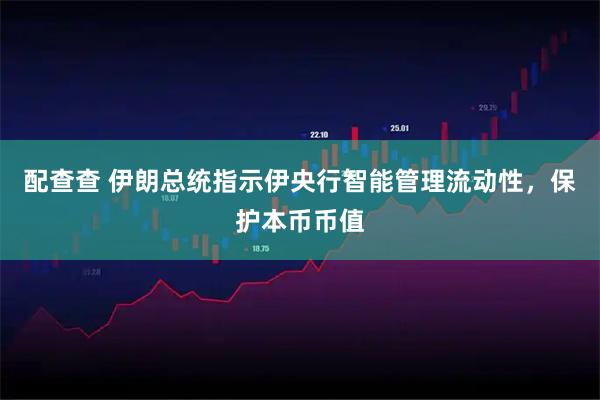 配查查 伊朗总统指示伊央行智能管理流动性，保护本币币值